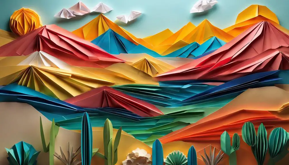 vibrant desert landscape beauty