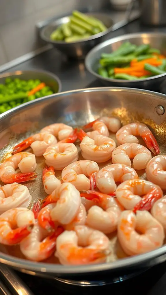 cook shrimp until opaque