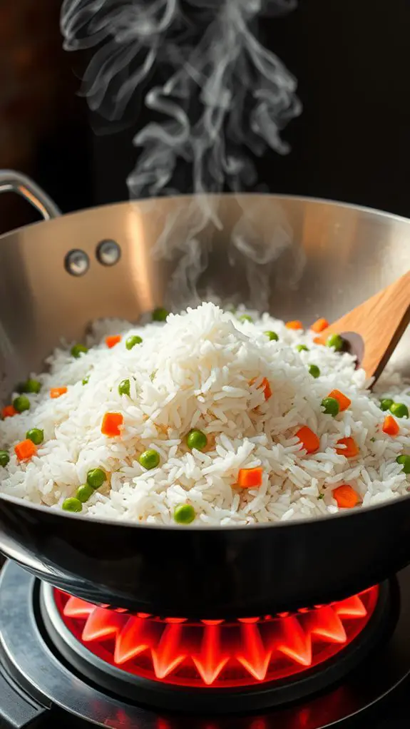 incorporate chilled cooked rice