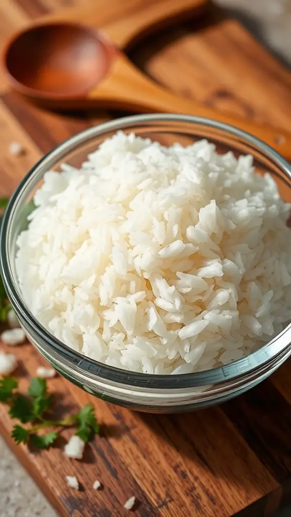 prepare leftover rice