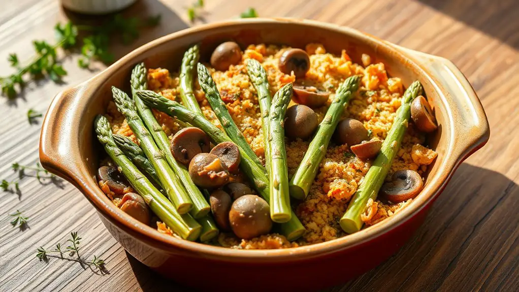 asparagus mushroom dish recipe