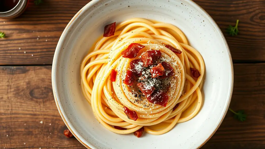 authentic roman pasta dish