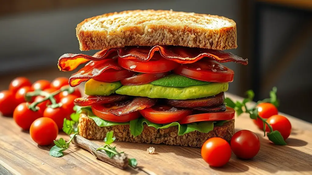 avocado bacon lettuce tomato