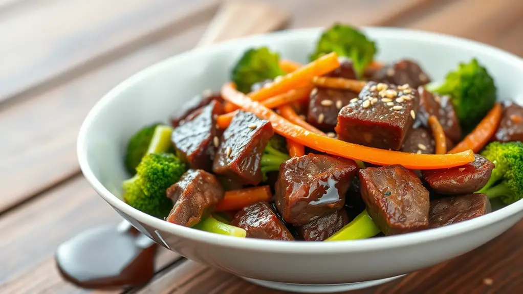 beef and broccoli stir fry