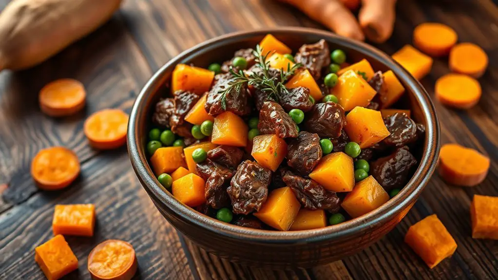 beef and sweet potato dish