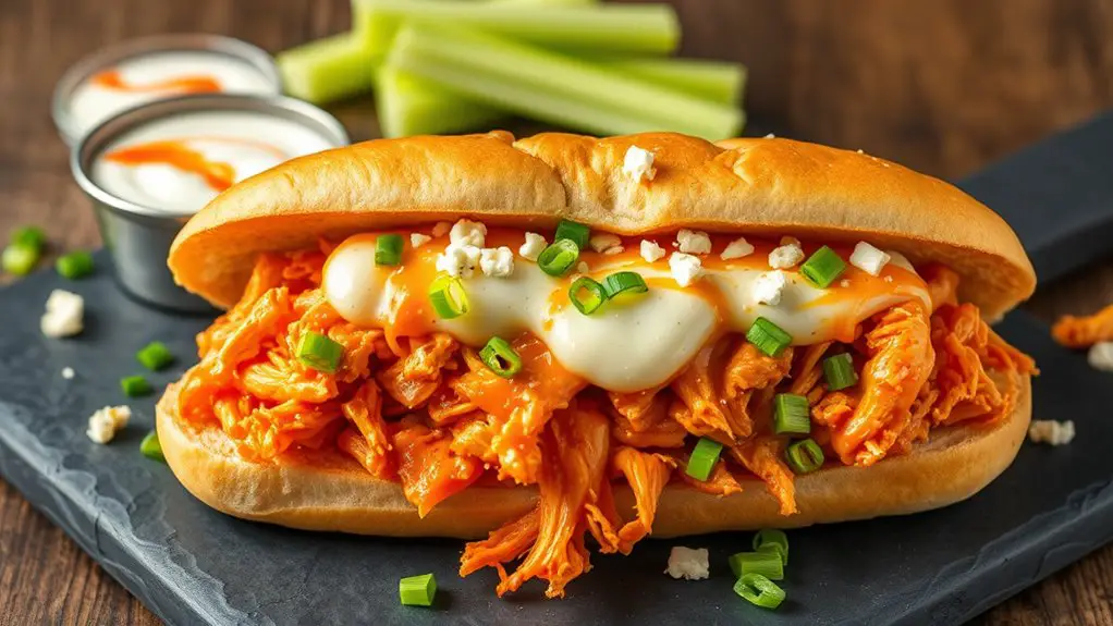 buffalo chicken cheesesteak delight