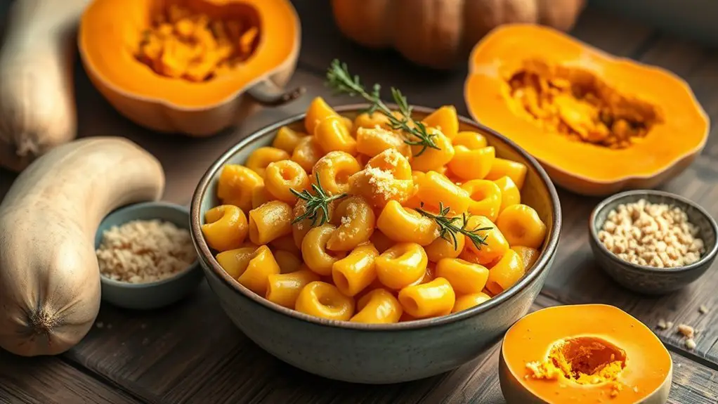 butternut squash macaroni dish