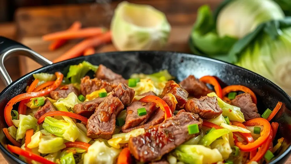 cabbage and beef dish