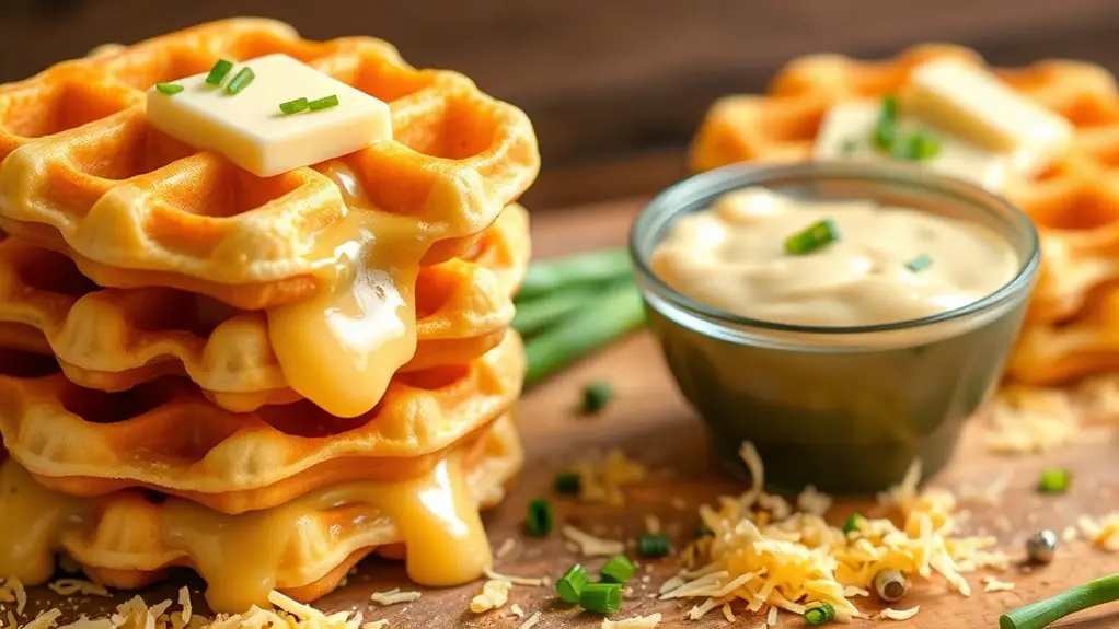 cheddar bay biscuit waffles