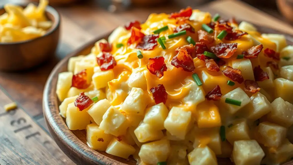 cheesy creamy potato dish