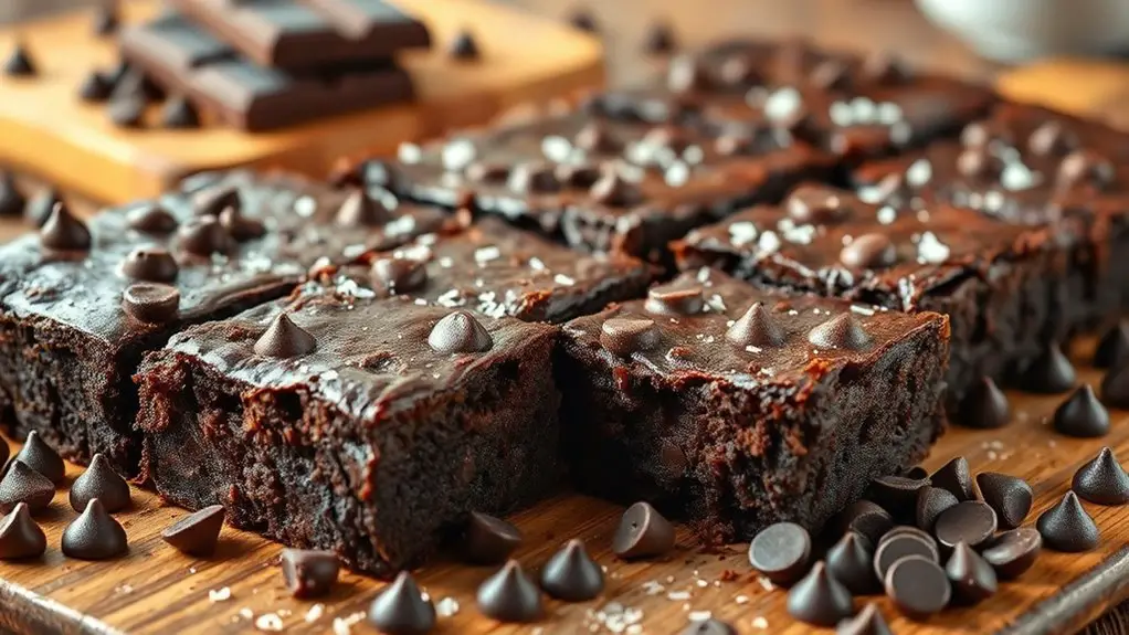 chewy chocolate chip brownies