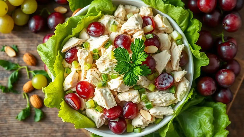 chicken salad with grapes