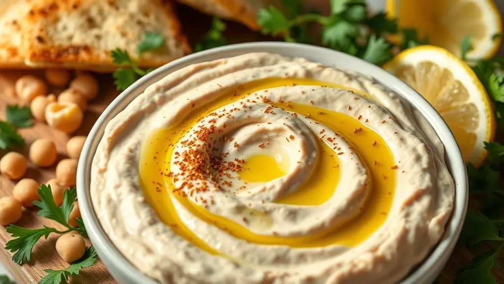 chickpea based creamy dip