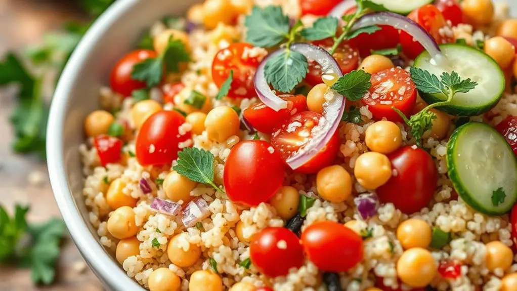 chickpea quinoa salad recipe