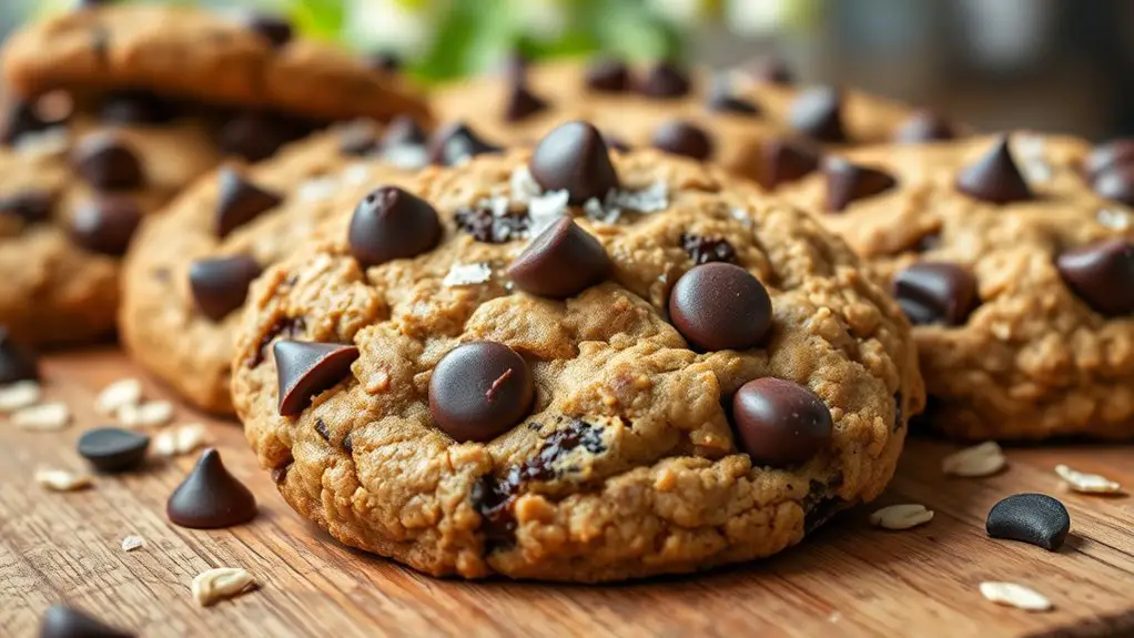 chocolate chip oatmeal cookies