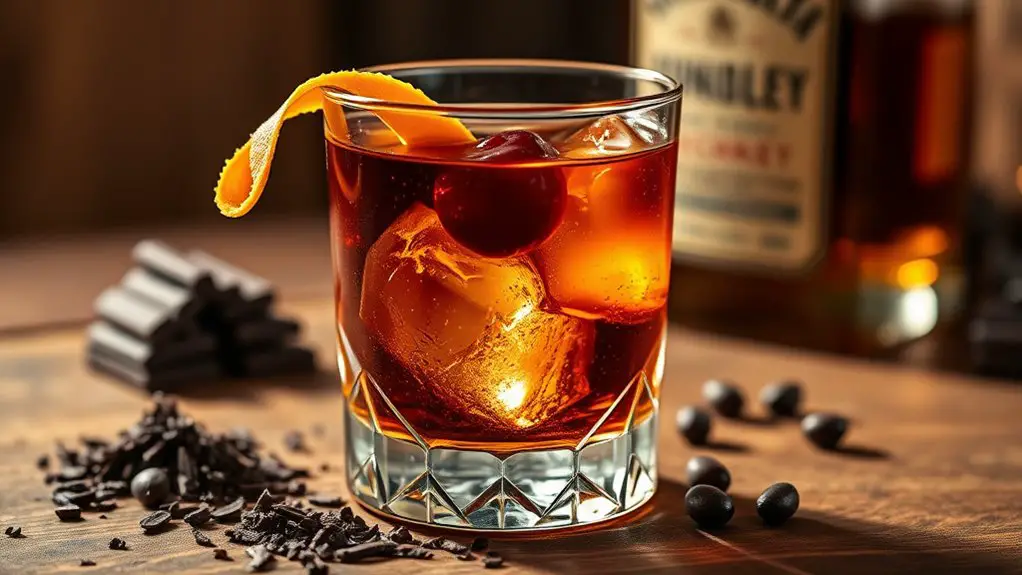 chocolate flavored classic cocktail