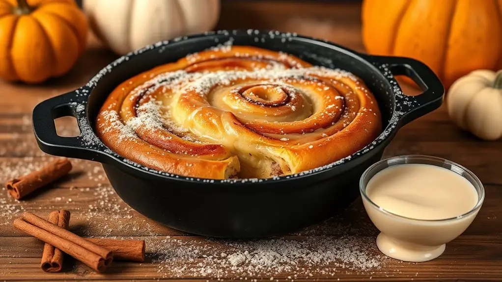 cinnamon roll breakfast bake