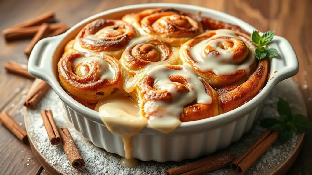 cinnamon roll breakfast casserole