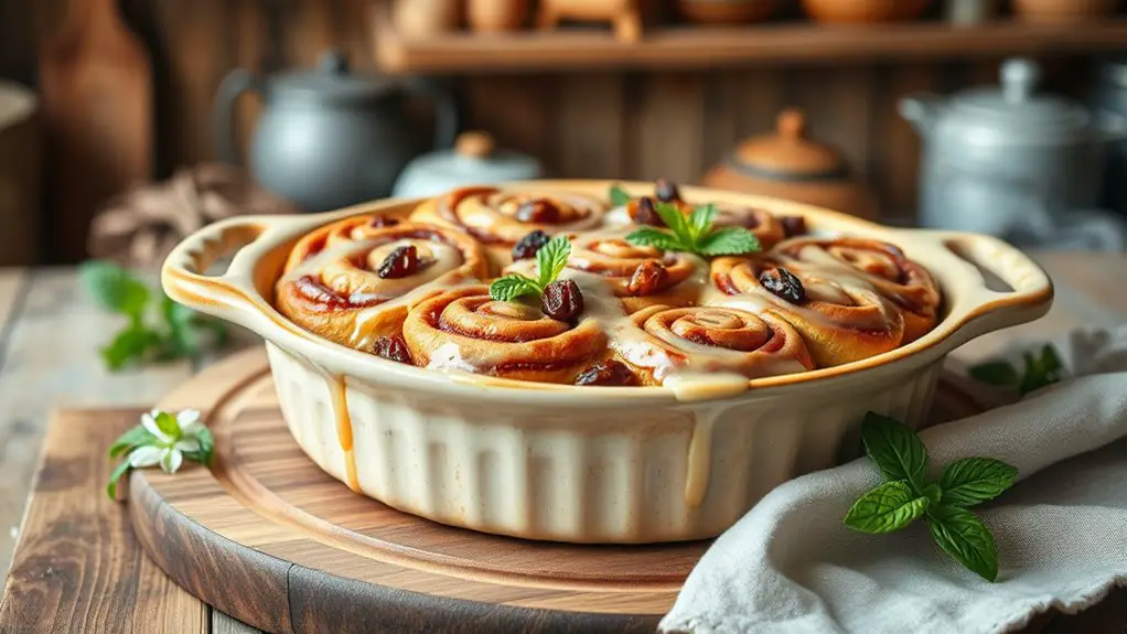 cinnamon roll breakfast casserole