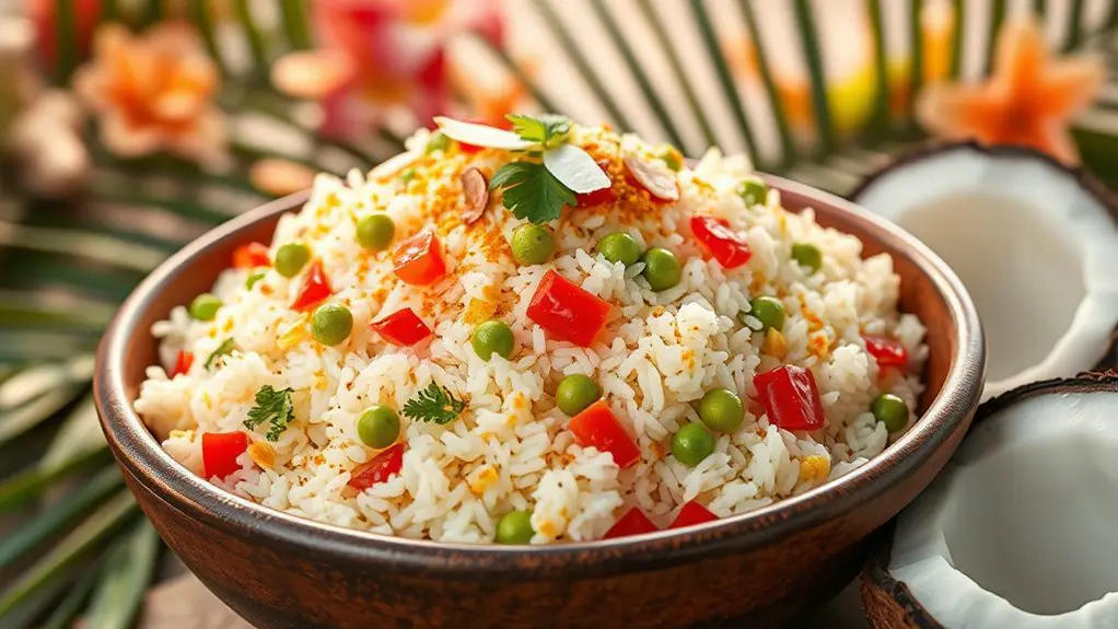 coconut infused spanish rice recipe