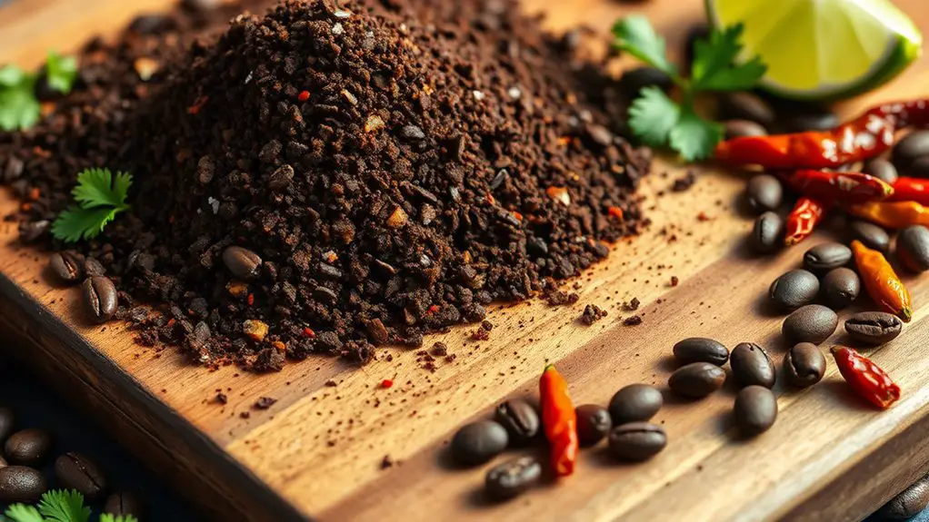 coffee infused chili seasoning