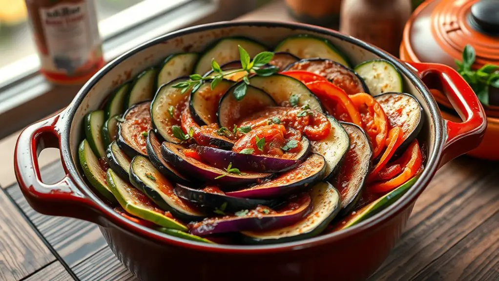 colorful vegetable medley dish