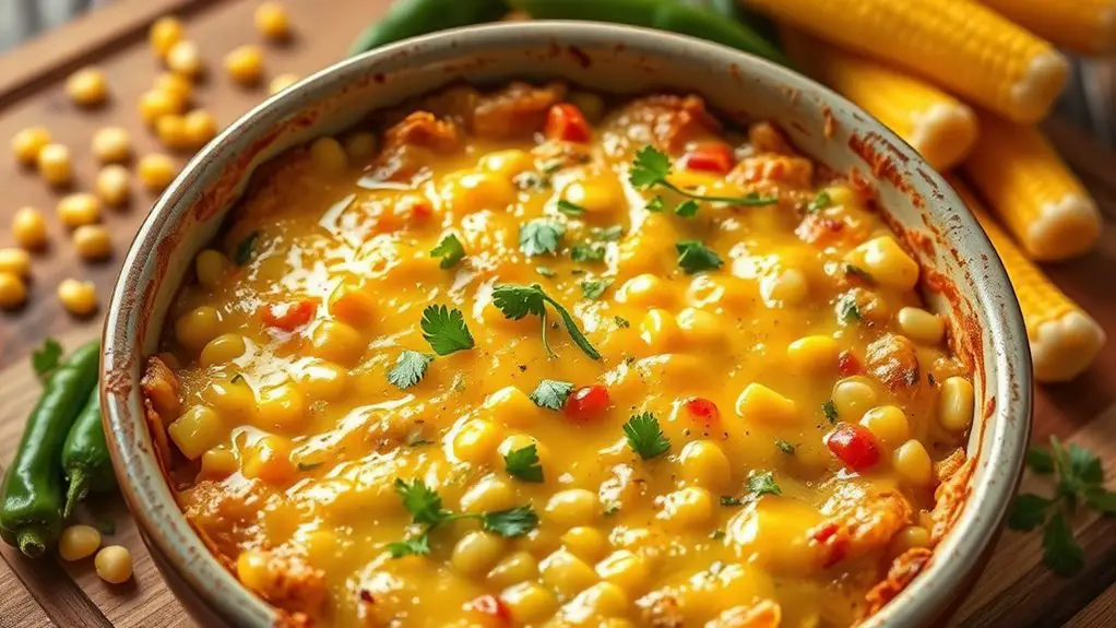 corn and chili bake