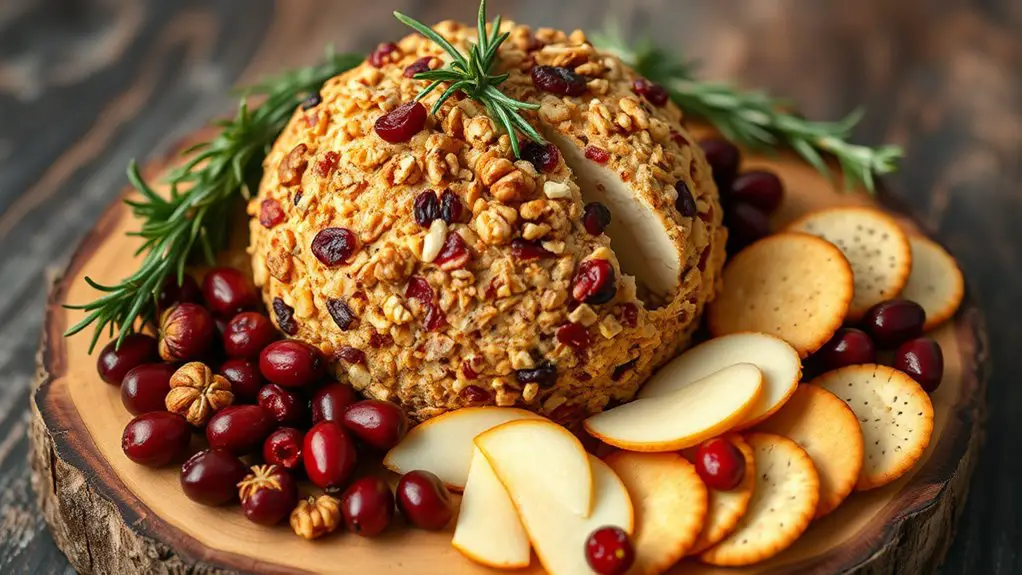 cranberry walnut cheese ball