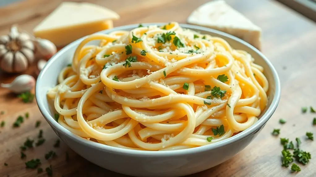 creamy garlic cheese sauce