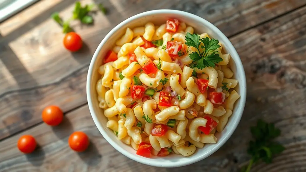 creamy pasta salad recipe