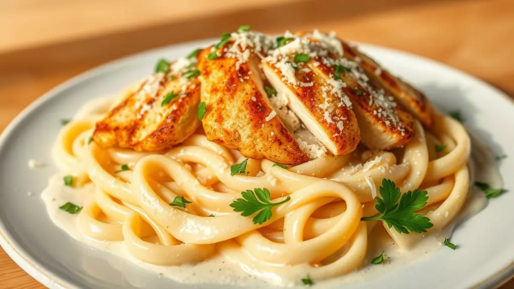 creamy pasta with chicken