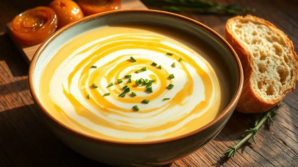 creamy potato onion soup