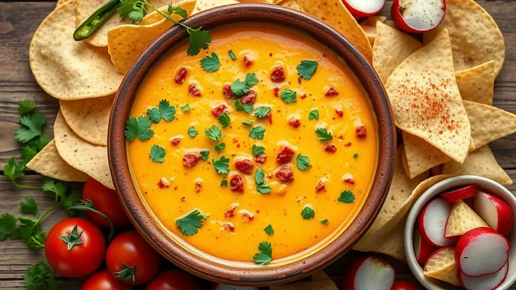 creamy spicy cheese dip