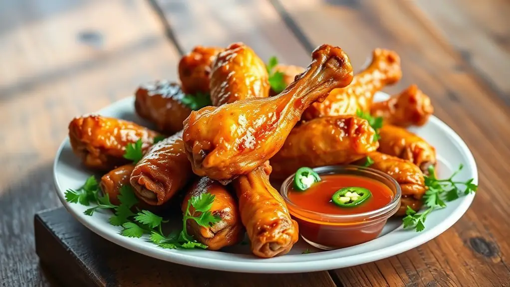 crispy chicken wings recipe