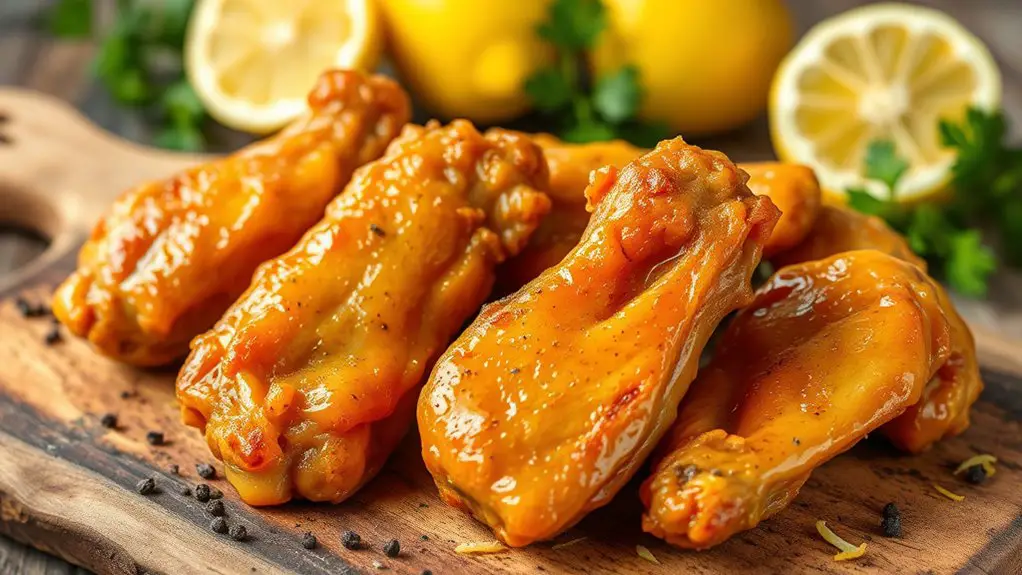 crispy lemon pepper wings