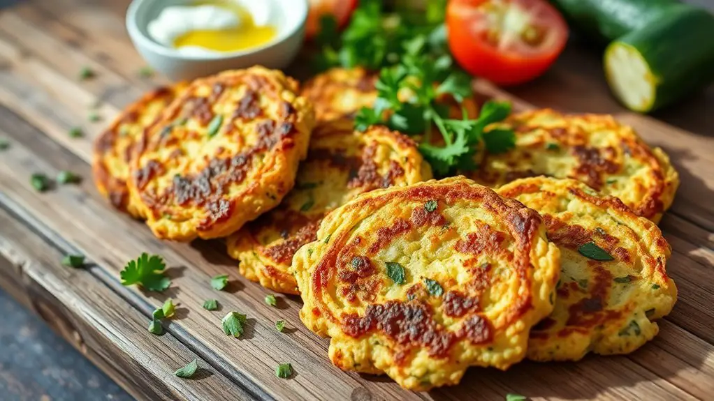 crispy zucchini fritters recipe