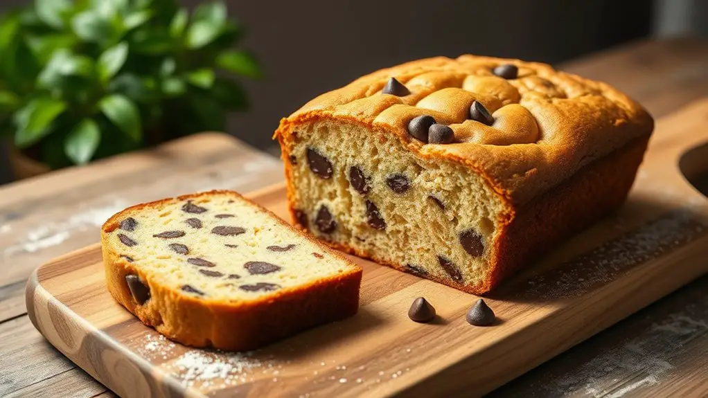 delicious chocolate chip cake