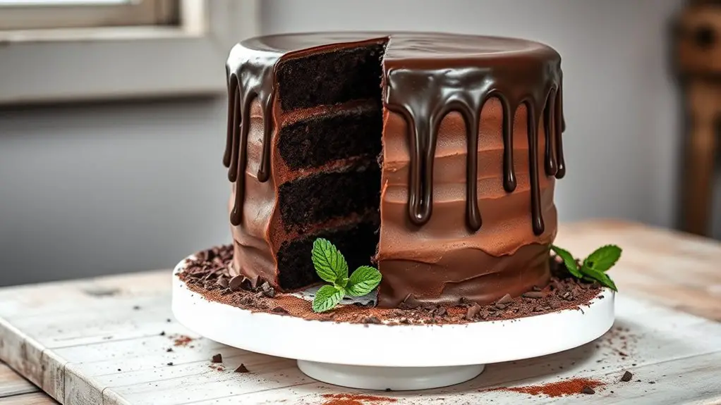 delicious classic chocolate cake