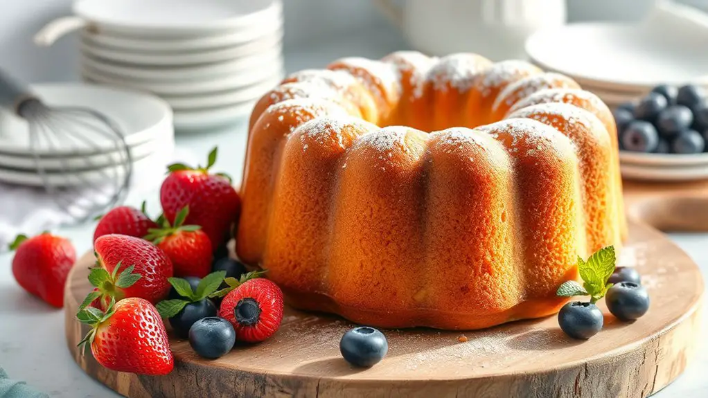 delicious classic vanilla cake