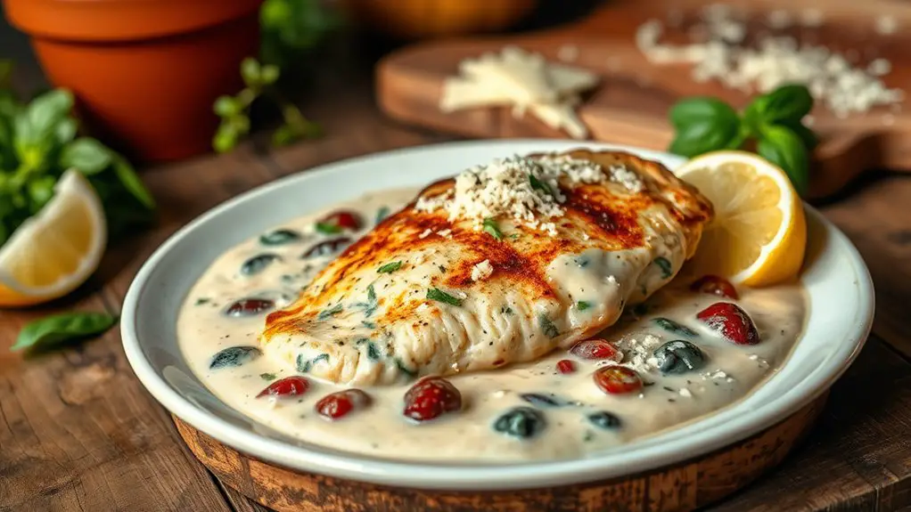 delicious creamy chicken dish