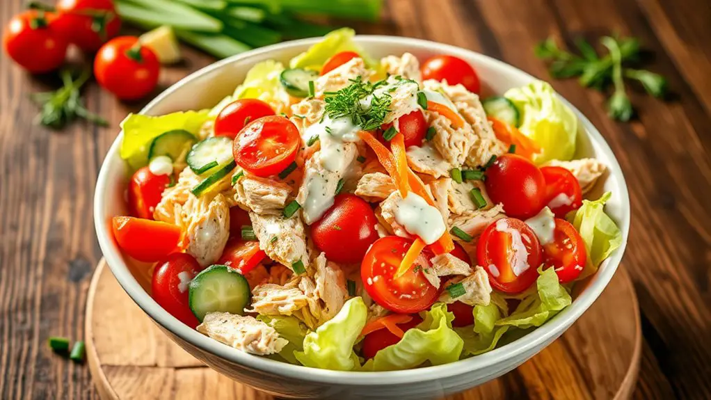 delicious ranch chicken salad