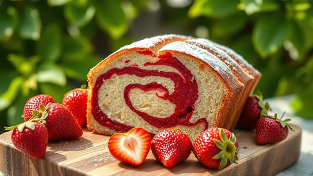 delicious strawberry infused cake