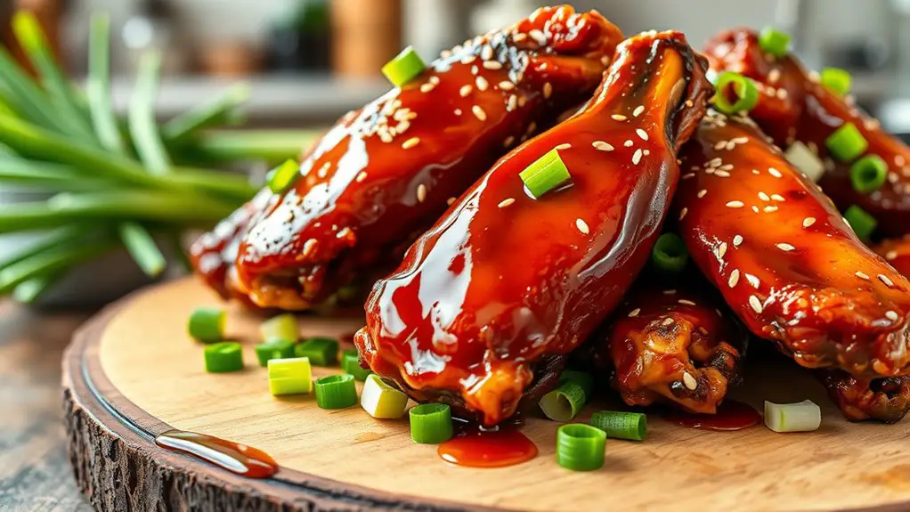 delicious teriyaki chicken wings