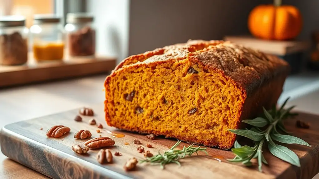 delicious vegan pumpkin bread