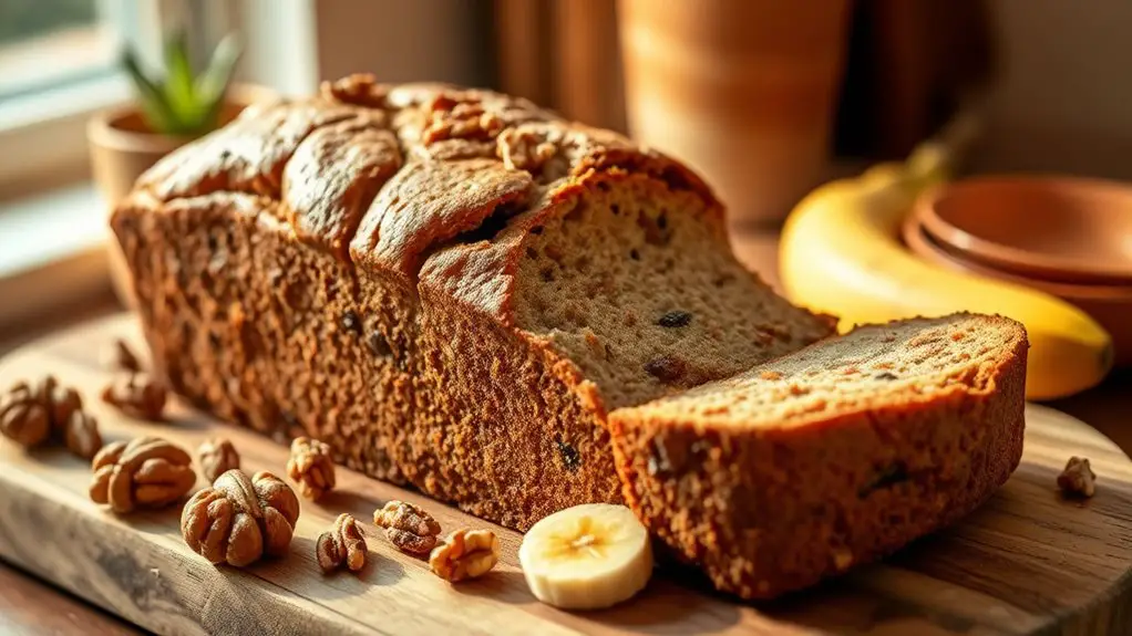 delicious walnut banana bread