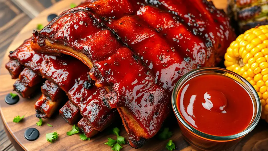 deliciously tender bbq ribs