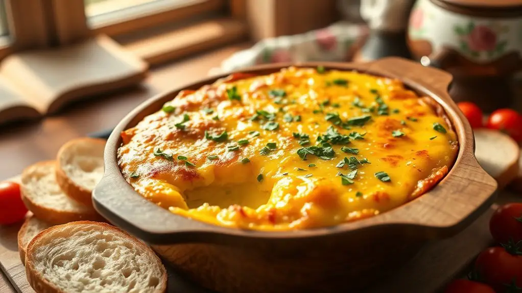 egg and cheese dish