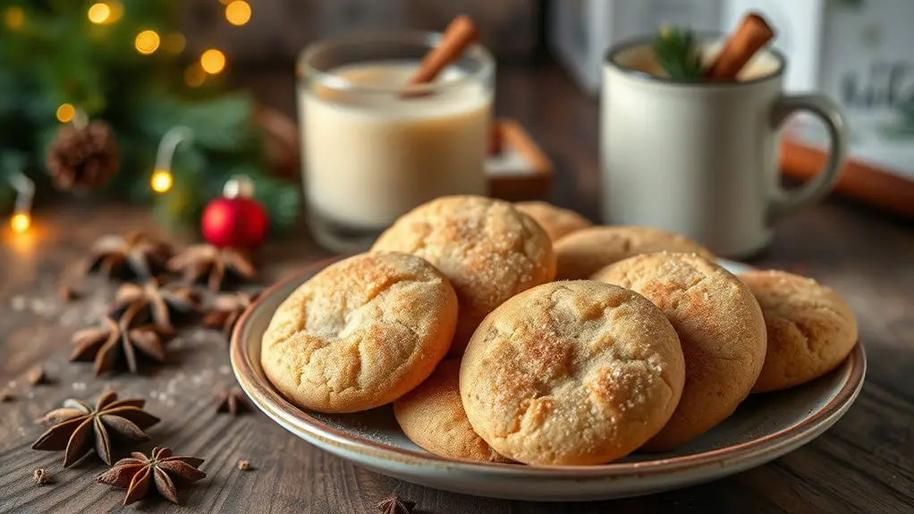 eggnog flavored cookie treat