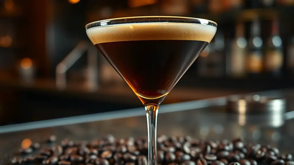 espresso infused vodka cocktail