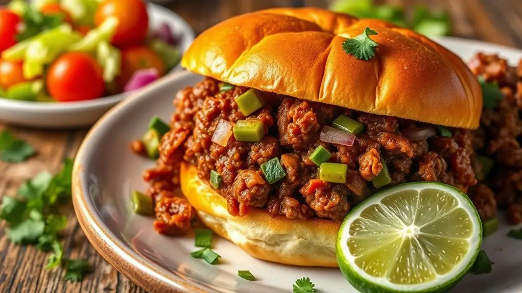 flavorful and spicy sandwiches